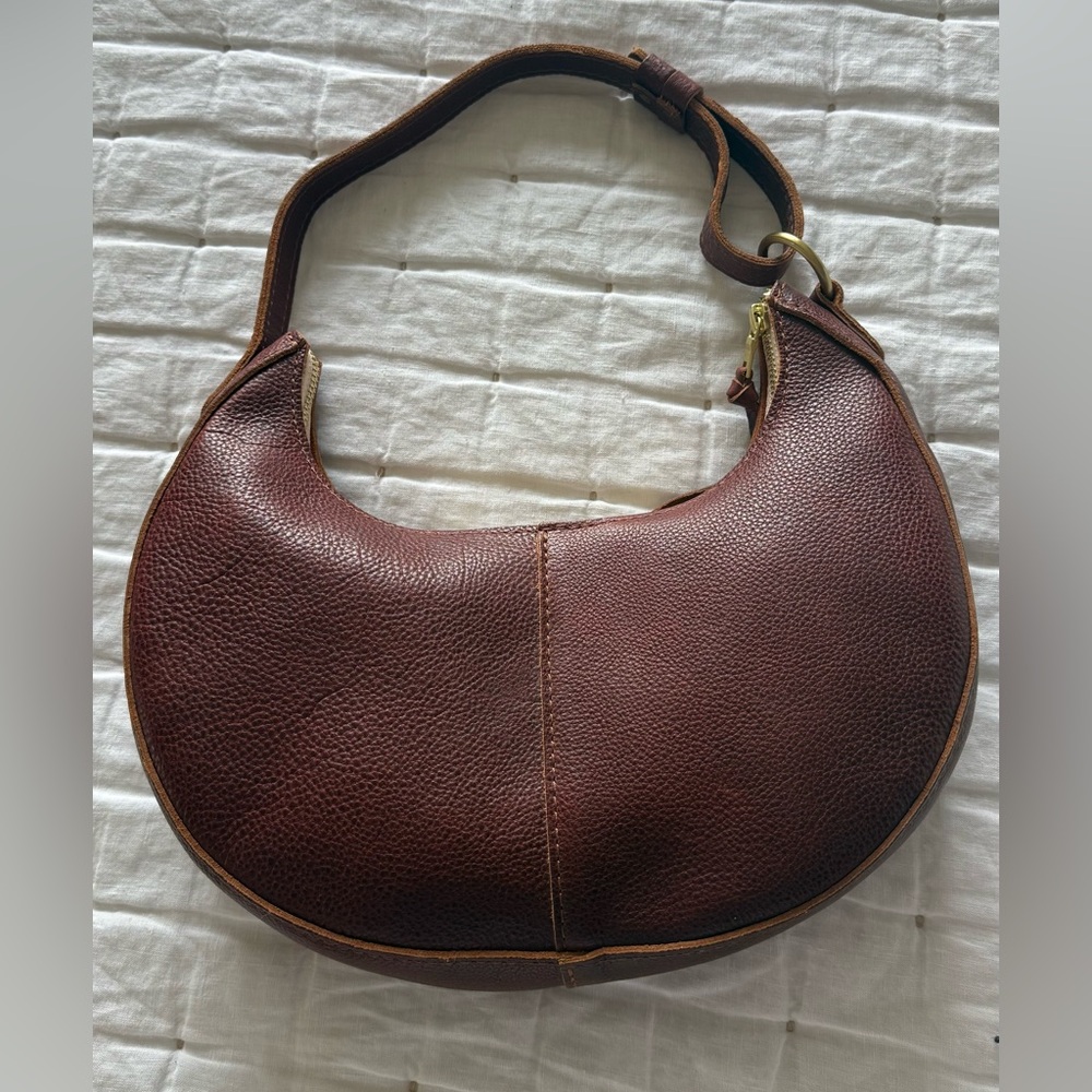 Portland Leather Goods Classic Nora Shoulder Bag - Nutmeg - Picture 2 of 5